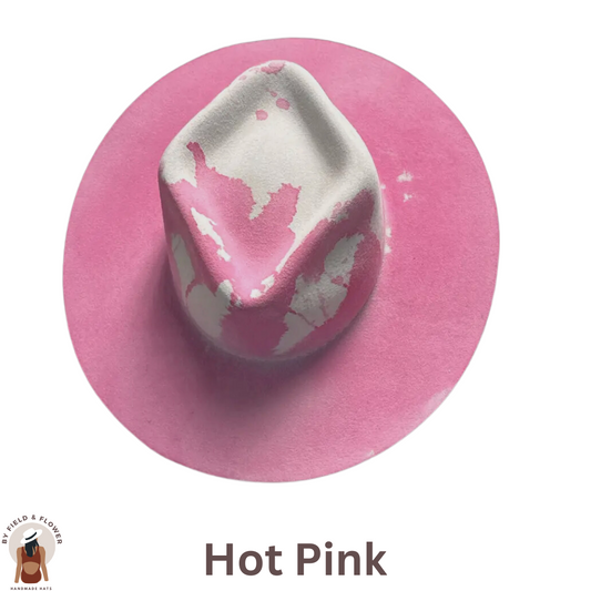 Diamond Crown 100% Wool Hand Dyed Hats