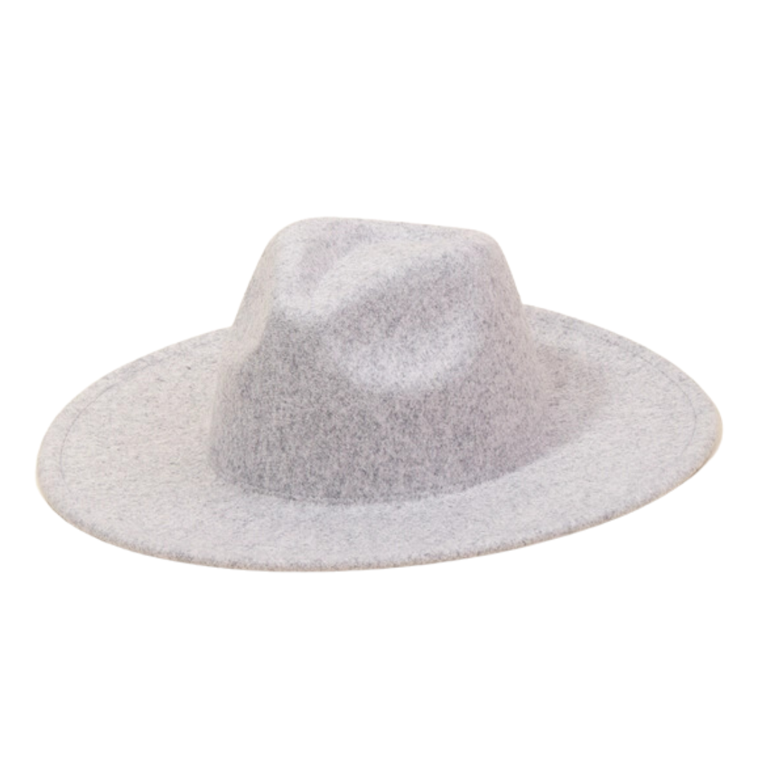 The Ambler Hat, Grey Hat, Travel Hat, Art Deco Hat, Wool Hat, Bucket Hat, Fedora Hat, Slouchy Hat, Small - Medium 7 1/8 (57 cm)