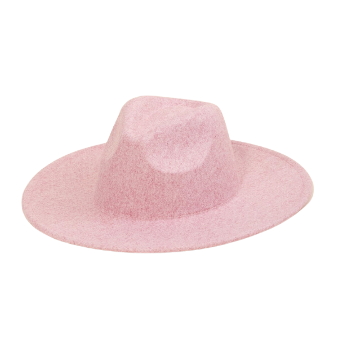 Pink Felt Hat